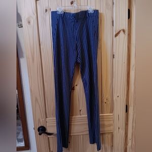Betaband Navy Striped Dress Pants